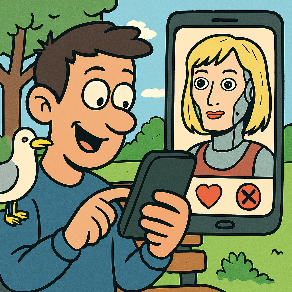 Robot dating scams