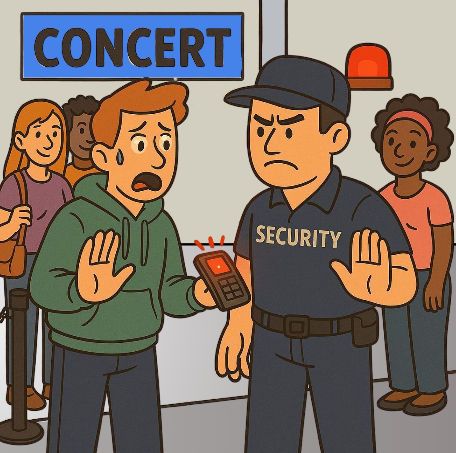 Fake concert tickets