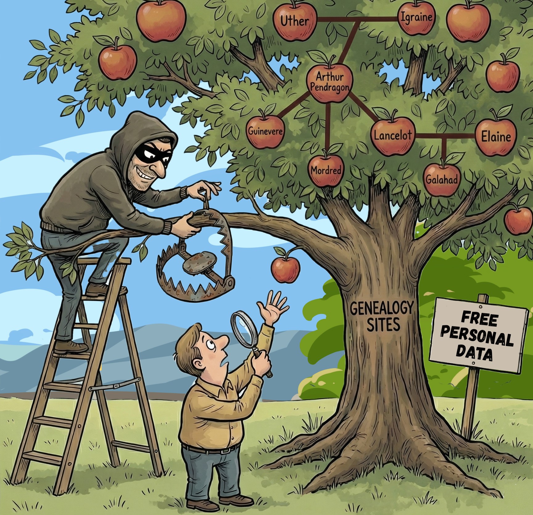 Data scraping your family tree