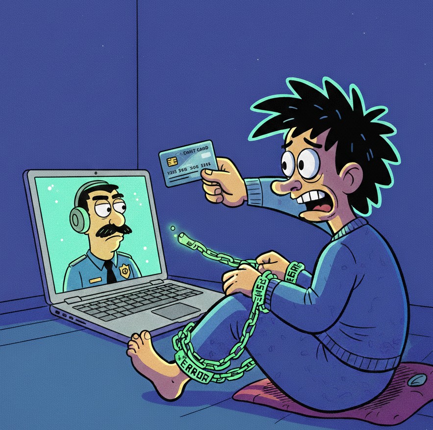 Digital arrest credit card scam