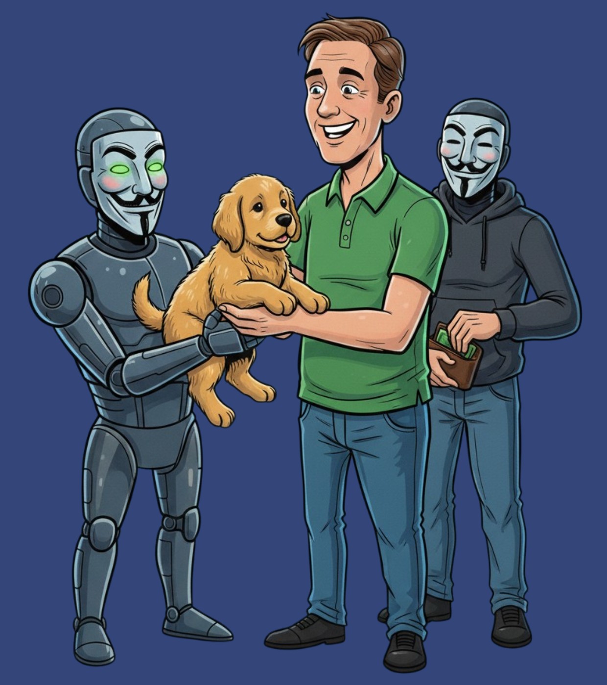 Scam bot puppy adoption groups