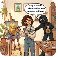 Artist tokenization scam